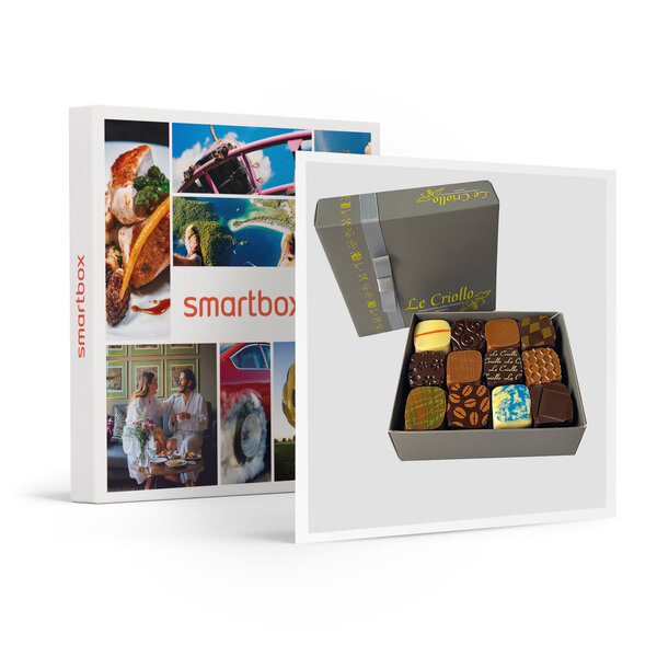 SMARTBOX - Coffret Cadeau Ballotin de 24 chocolats artisanaux à déguster à la maison - Gastronomie