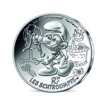 Monnaie de 10 Euro Argent Schtroumpf Tailleur