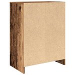 vidaXL Armoire à chaussures vieux bois 57x34x76 cm bois d'ingénierie