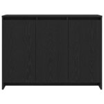 vidaXL Buffet Noir 102 x 33 x 75 cm Bois d'ingénierie