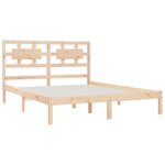 vidaXL Cadre de lit sans matelas 150x200 cm bois de pin massif
