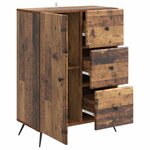 vidaXL Buffet Bois ancien 66 x 34 5 x 90 cm Bois d'ingénierie