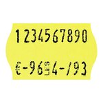 Étiquette pour pince à étiqueter JUDO fluo jaune 26x16 mm (colis de 1200)