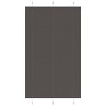 vidaXL Store plissé noir 120x200 cm largeur du tissu 119 4cm polyester