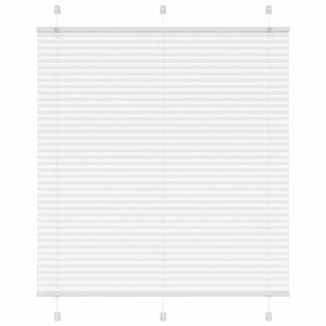 vidaXL Store plissé blanc 115x150cm largeur du tissu 114 4cm polyester