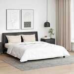 Duvet avec coussins Argyle 3 Pièces Blanc 240 x 200 cm Microfibre