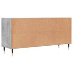 vidaXL Meuble TV gris béton 103 5x30x50 cm bois d'ingénierie