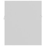 vidaXL Armoire d'évier Blanc 90x38 5x46 cm Bois d’ingénierie