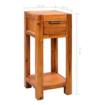 vidaXL Table d'appoint Bois d'acacia massif 30 x 30 x 70 cm