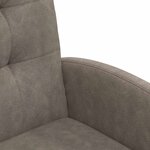 vidaXL Chaises de salle à manger 2 Pièces Gris 57 x 67 x 98 cm Faux cuir