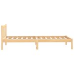 vidaXL Cadre de lit sans matelas bois massif