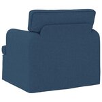 vidaXL Canapé Bleu 84 x 80 x 85 cm tissu