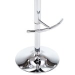 vidaXL Tabourets de bar lot de 2 blanc similicuir