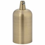 vidaXL Douilles de lampe 2 Pièces bronze E27