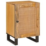 vidaXL Armoire de salle de bain avec étagère Marron 38 x 33 x 58 cm