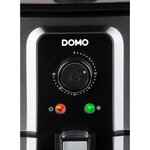 DOMO - Deli-Fryer 5,5L - Friteuse à air chaud - 1,5kg - 80° a 200°C - Minuterie 30min - Cuve et panier en téflon