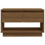 vidaXL Meuble TV Chêne marron 70x41x44 cm Bois d'ingénierie