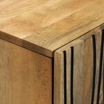 vidaXL Buffet Naturel 60 x 33 5 x 75 cm Bois de mangue massif