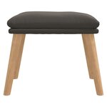vidaXL Repose-pied Gris foncé 45x29 5x35 cm Velours