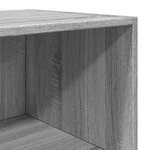 vidaXL Buffet haut sonoma gris 50x41x185 cm bois d'ingénierie