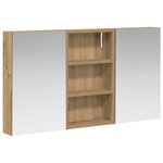 vidaXL Ensemble de Meubles de Salle de Bain 3 Pièces 90 x 10 5 x 50 cm
