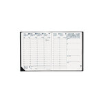 Agenda président couv plast grainée noir 21 x 27 cm quovadis