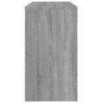vidaXL Bureau avec tiroir et armoire Sonoma gris 100x40x73 cm