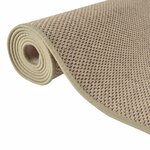 vidaXL Tapis de couloir aspect sisal sable 50x200 cm