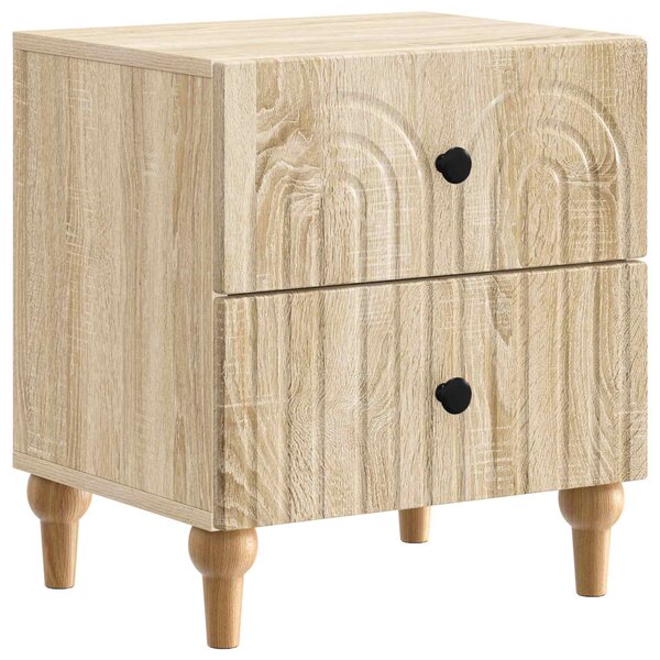 vidaXL Cabinet de chevet avec tiroir Chêne Sonoma 43 x 34 5 x 48 cm