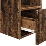 vidaXL Armoire de salle de bain Bois ancien 30 x 44 5 x 50 cm
