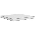 vidaXL Matelas en mousse moyennement doux 200x200 cm