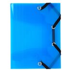 Chemise À Élastique 3 Rabats Polypro Crystal Colour - Format Pocket 12x16cm - Couleurs Assorties - X 25 - Exacompta