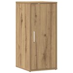 vidaXL Armoire à chaussures chêne artisanal bois d'ingénierie