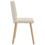 vidaXL Chaises à manger lot de 4 Lin