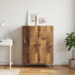 vidaXL Buffet Bois ancien 66 x 34 5 x 90 cm Bois d'ingénierie