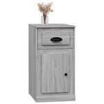 vidaXL Armoire latérale avec tiroir sonoma gris 40x50x75 cm