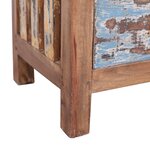 vidaXL Table de chevet 41x30x50 cm bois d'acajou massif