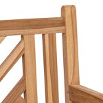 vidaXL Banc de jardin Marron 180 x 60 x 90 cm Bois de teck solide