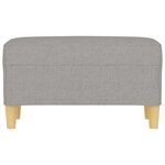 Banc banquette 70 x 35 x 41 cm tissu gris clair 02_0010585