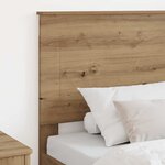 vidaXL Tête de lit Chêne artisanal 75 cm Bois d'ingénierie