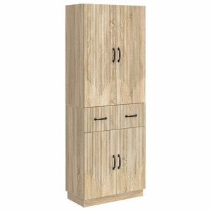 vidaXL Ensemble de Meubles 2 Pièces Chêne Sonoma Bois d'ingénierie