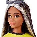 Barbie fashionista top flammes - poupée