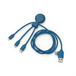 Cable Multi-connecteurs Mr Bio Long Bleu 1m