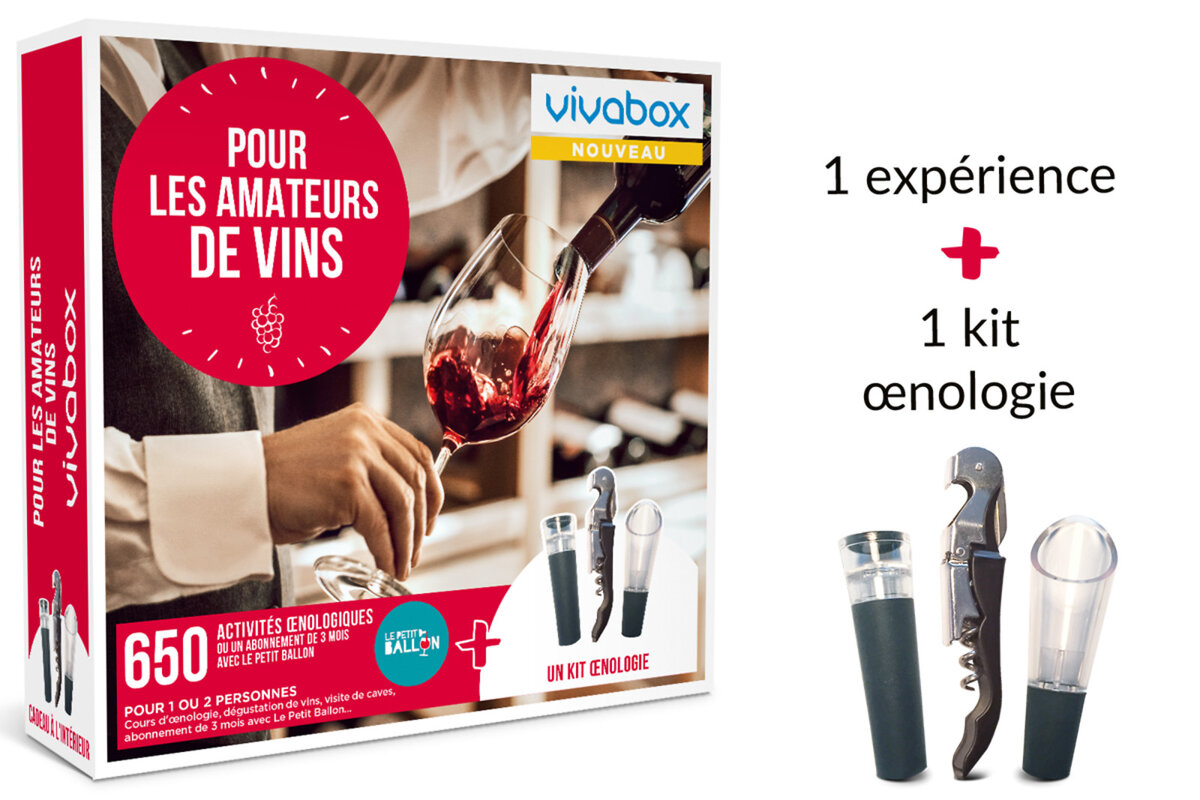Coffret cadeau - VIVABOX - Pour les amateurs de vins - La Poste