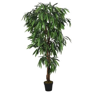 vidaXL Manguier artificiel 900 feuilles 180 cm vert