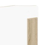 vidaXL Tête de lit Chêne Sonoma 200 cm Bois d'ingénierie