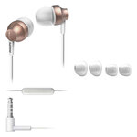 Philips écouteurs philips she3855 intra-auriculaires avec micro rose or