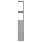 vidaXL Armoire de bain sonoma gris 25x26 5x170 cm bois d'ingénierie