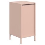 vidaXL Buffet rose 35x39x73 5 cm acier laminé à froid