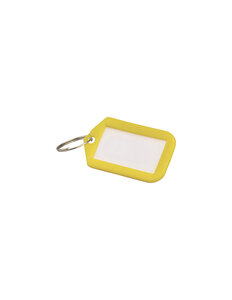 THIRARD - Lot de 5 portes-étiquettes  jaune  49.5x29mm - THIRARD